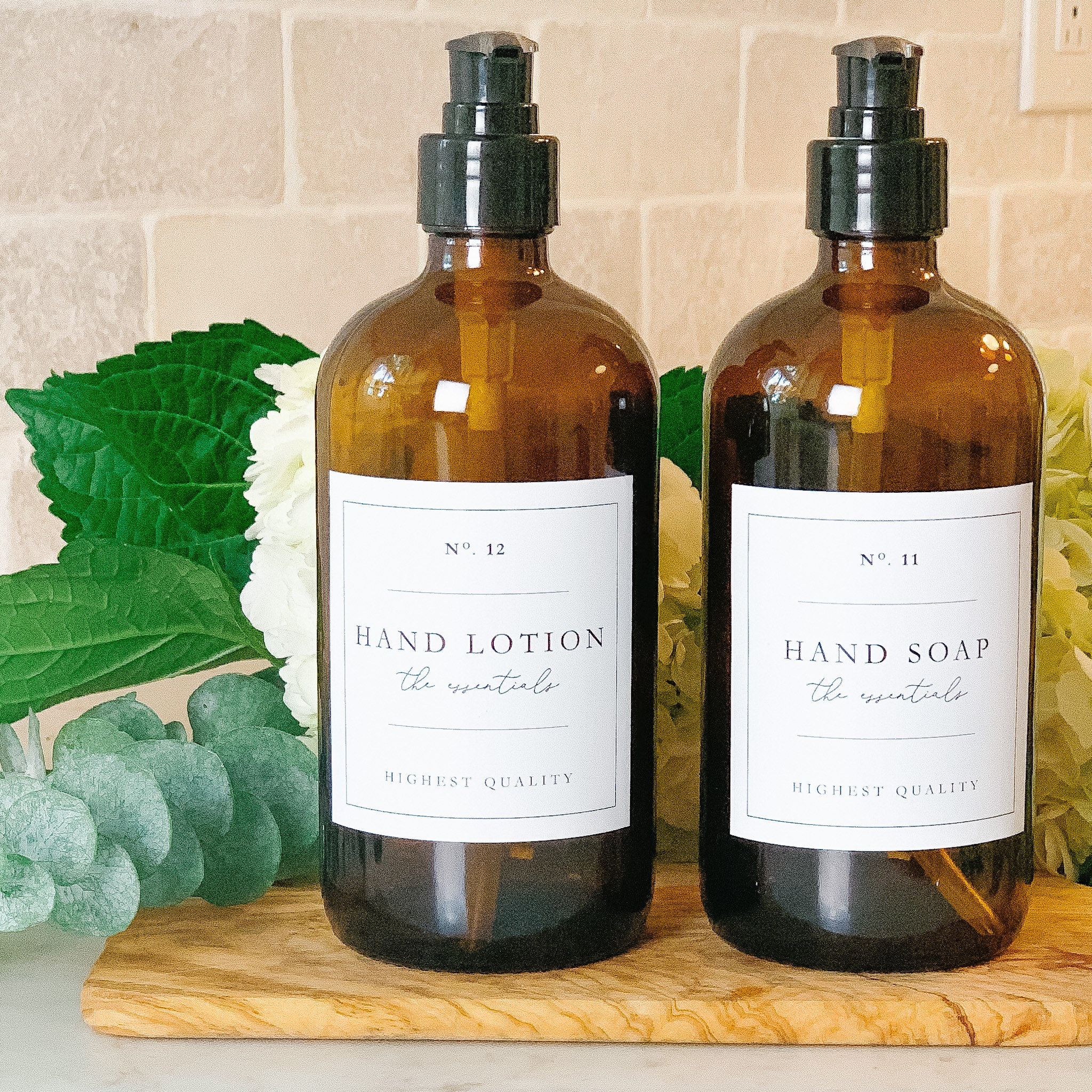 Soap Label Template Dish Soap Hand Lotion Printable Label