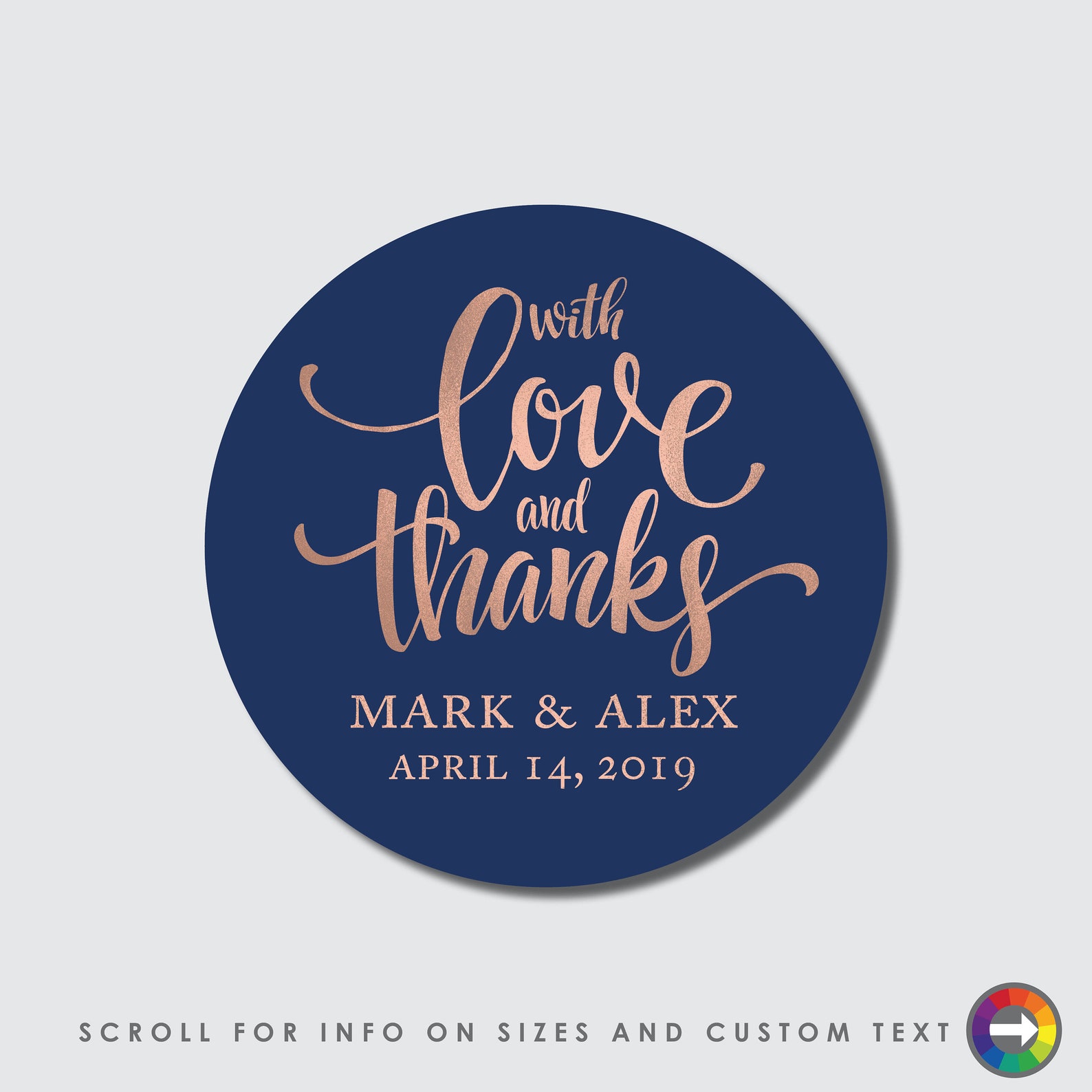 Wedding Stickers Thank You Stickers Custom Thank You - Etsy