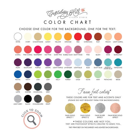 Hisandher Com Color Chart