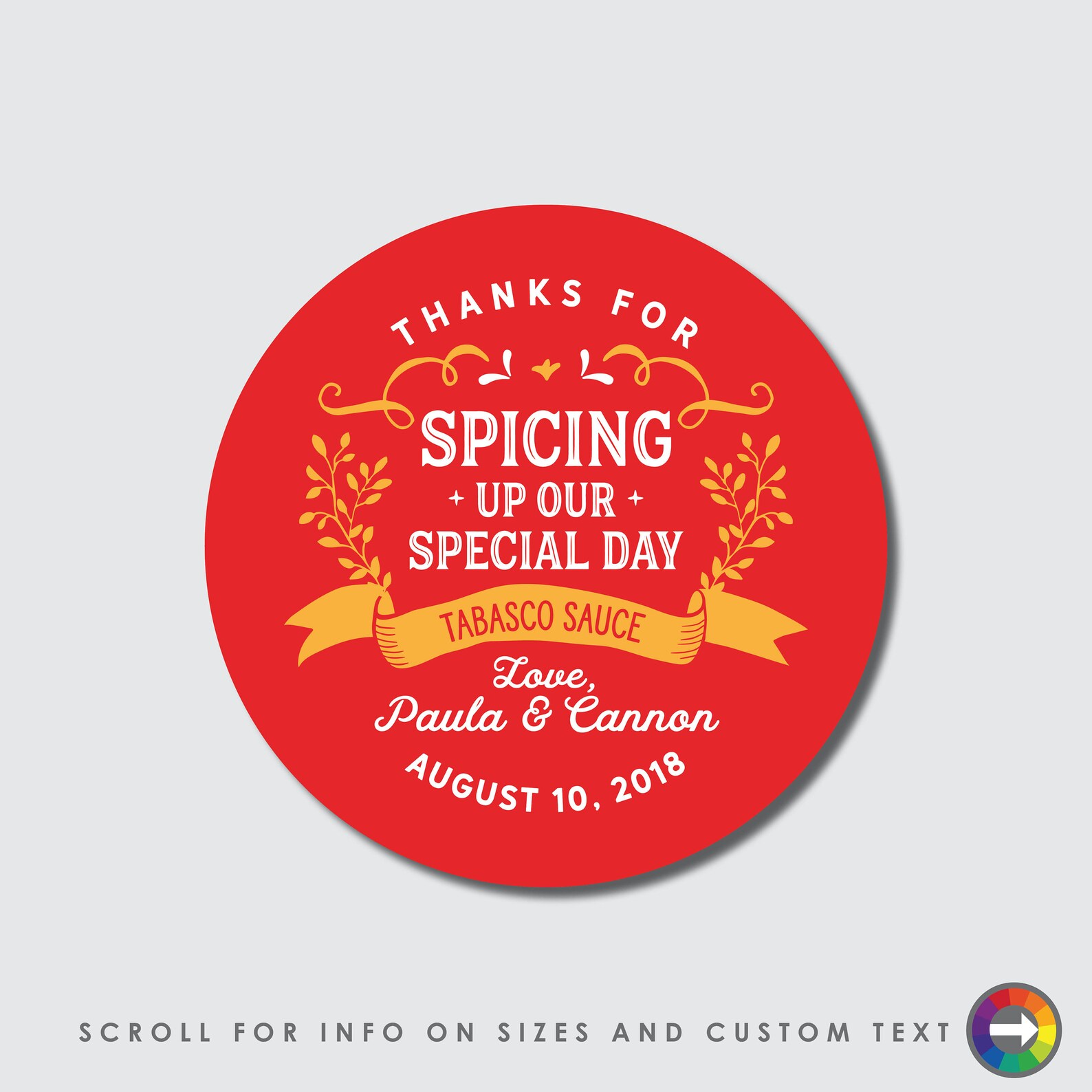 Hot Sauce Labels Hot Sauce Wedding Favor Labels Spicing up Etsy