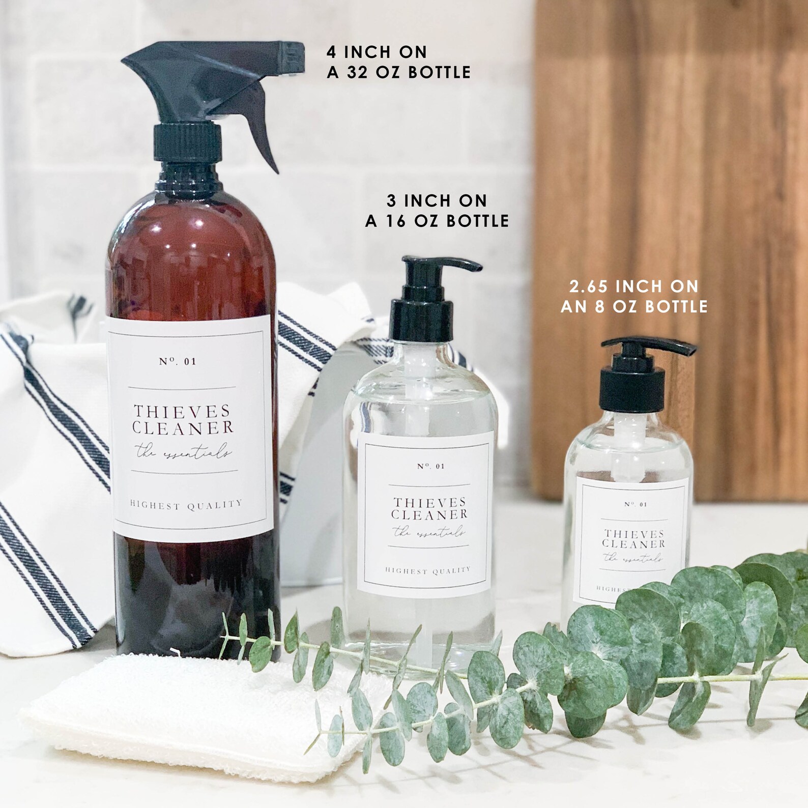 Cleaning labels Waterproof stickers for home organization Etsy