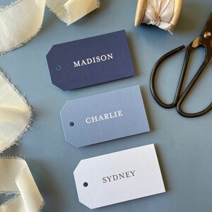 Groomsman gift tags, personalized tags for gifts, custom gift tag, bridesmaid gift, green wedding gift tags image 3