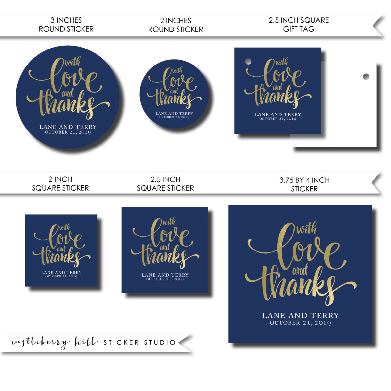 Wedding Stickers Thank You Stickers Custom Thank You - Etsy