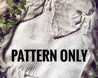 PATTERN ONLY! Lost in Moss Tank Top Bralette Pattern