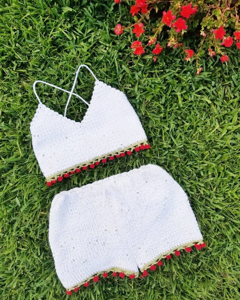 Cherry Bomb Crochet Matching Set image 1