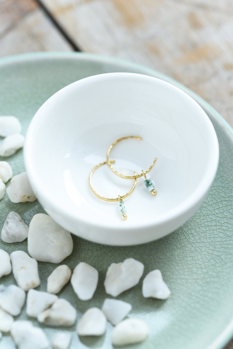 Hammered creoles for strech\u00e9 ears