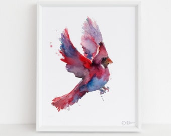 Cardinal Print | "Cordelia the Cardinal" by Jess Buhman, Multiple Sizes, Choose Your Size