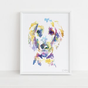 Poodle Watercolor Print | &quot;Skeeter the Poodle&quot; by Jess Buhman, Multiple Sizes, Print of Poodle, Poodle Art, Dog Painting, Abstract Poodle