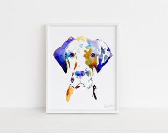 Great Dane Print | "Hank the Great Dane" by Jess Buhman, Watercolor Dog Print, Custom Dog Print, Watercolor Pet Portrait, Pet Loss Art