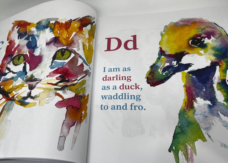 Children's Affirmation Book, Animals, ABCs and Me: an alphabetical affirmation book by Jessica Buhman, Signed by the author / illustrator image 4