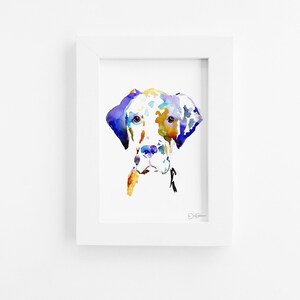 Great Dane Print Hank the Great Dane by Jess Buhman, Watercolor Dog Print, Custom Dog Print, Watercolor Pet Portrait, Pet Loss Art image 4