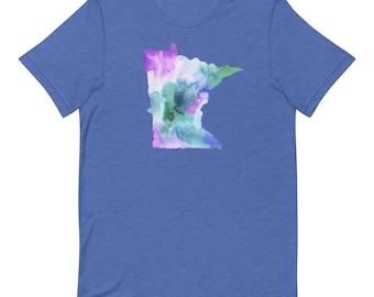 Minnesota Unisex t-shirt for MN Gift with Artwork by Jessica Buhman