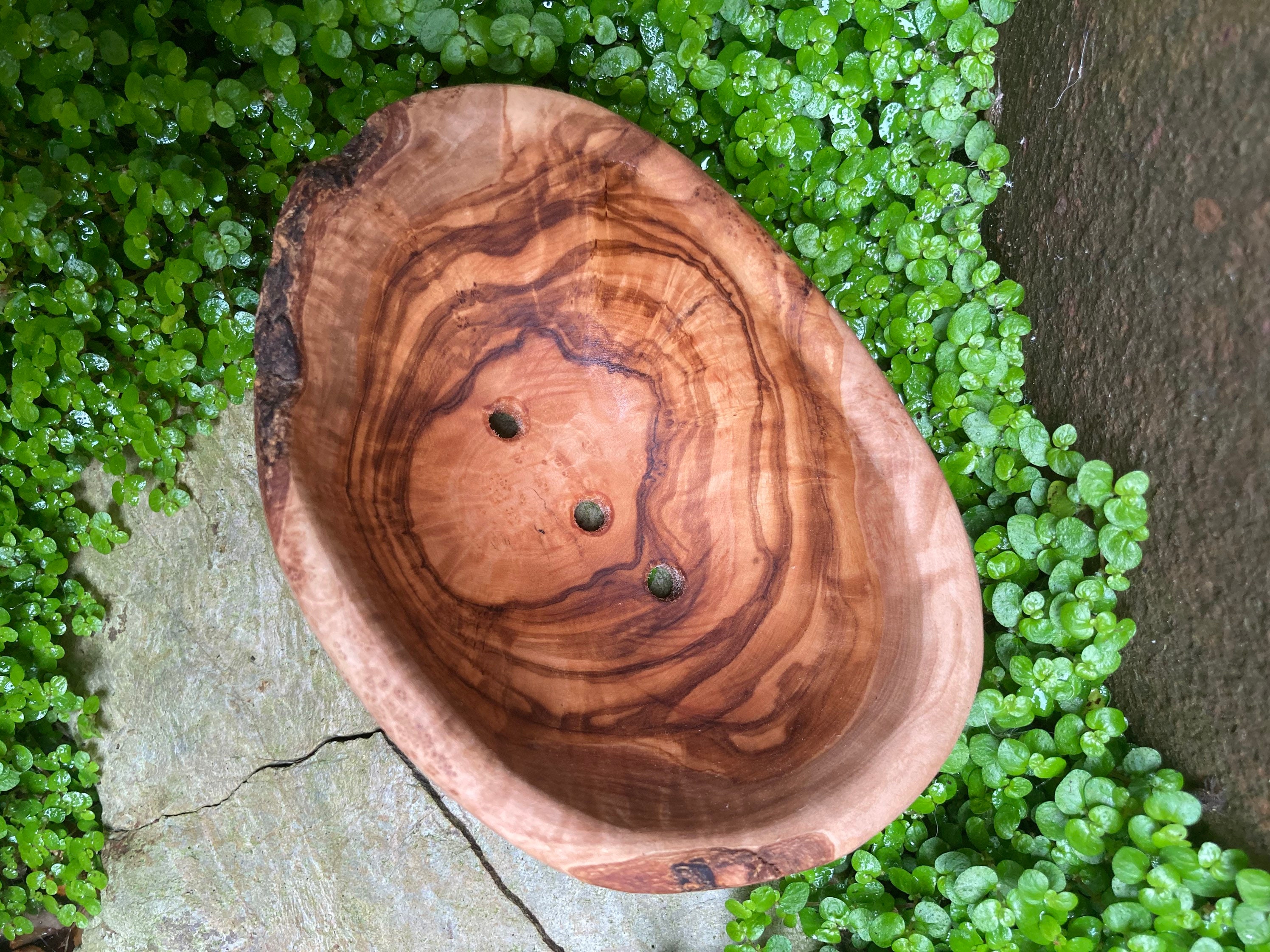 Rustic Olive Wood Soap Dish. Hand Made From Fallen Branches of Etsy UK