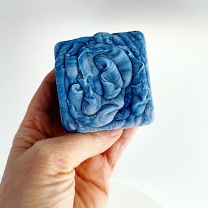 Blue Indigo Shampoo & Conditioner Bar. Vegan, Zero Waste, Dry Curly Hair.
