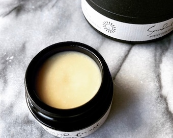 Patchouli Rose Natural Botanical Perfume. Organic solid fragrance balm. Eco-friendly, zero-waste, alcohol-free.