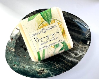 Eco Conditioner and Shaving Cream Bar with Citrus Oils. Vegan. Zero Waste.