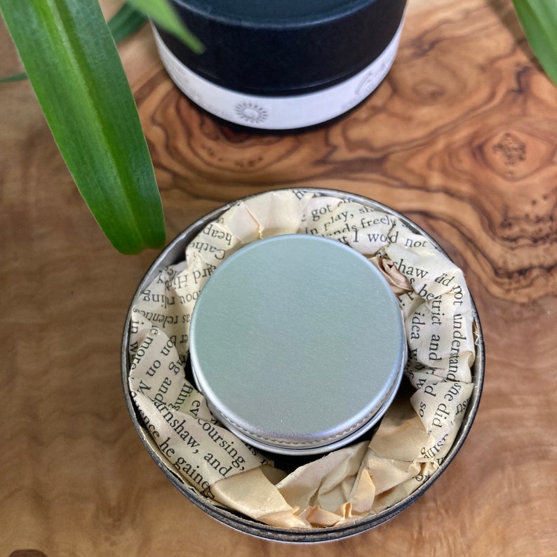 Jasmine Solid Perfume. A natural premium, vegan Perfume Balm. Alcohol free. A Luxury Zero Waste, Plastic Free Gift. image 8