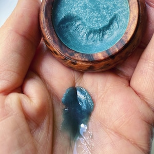 Blue Tansy Face Balm: Organic Vegan Skincare in Cedar Wood Pod