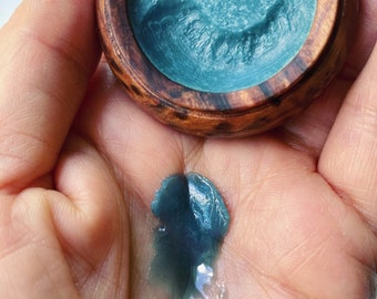 Organic Herbal Face Balm with Blue Tansy & Bakuchiol. For Sensitive skin. Vegan
