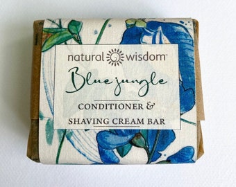 Natural Conditioner for damaged Hair  Shaving Cream bar for sensitive skin Uplifting natural fragrance Eco friendly Zero waste Vegan.