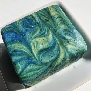 Caffeine Shampoo & Conditioner with Jasmine and Rosemary oils. Stimulating for fine curly hair. Zero waste Eco friendly Hair Care Bar.