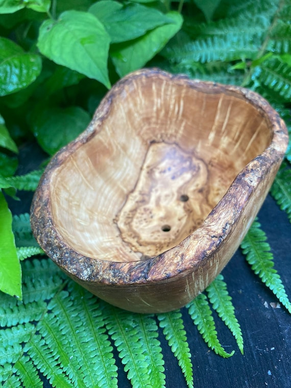 Rustic Olive Wood Soap Dish. Rustic Soap dish. Hand made from Etsy
