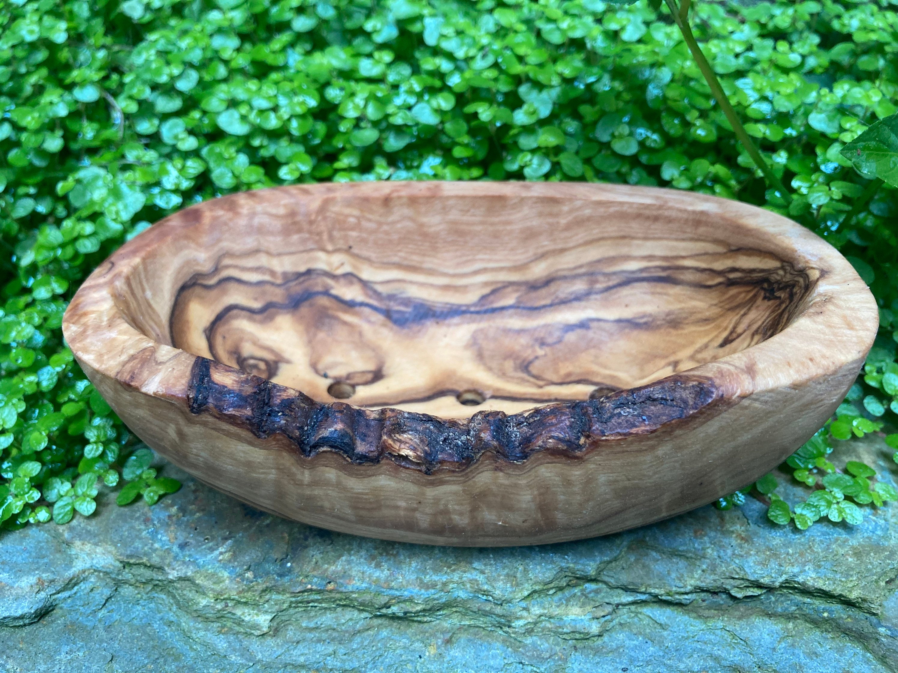 Rustic Olive Wood Soap Dish. Hand Made From Fallen Branches of Etsy UK