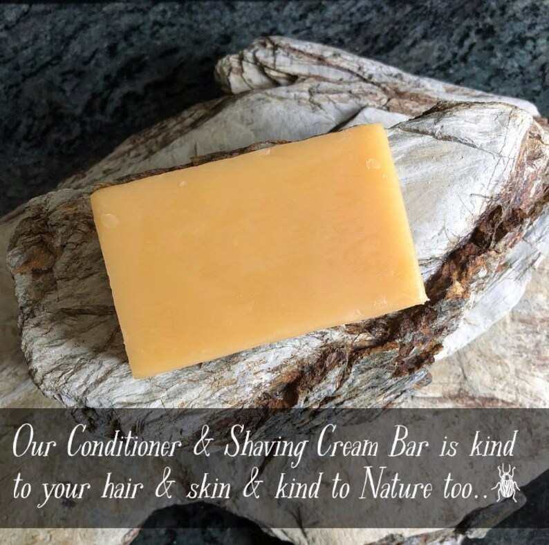 Natural Hair Conditioner Bar and Shaving Cream. Eco Friendly Etsy UK