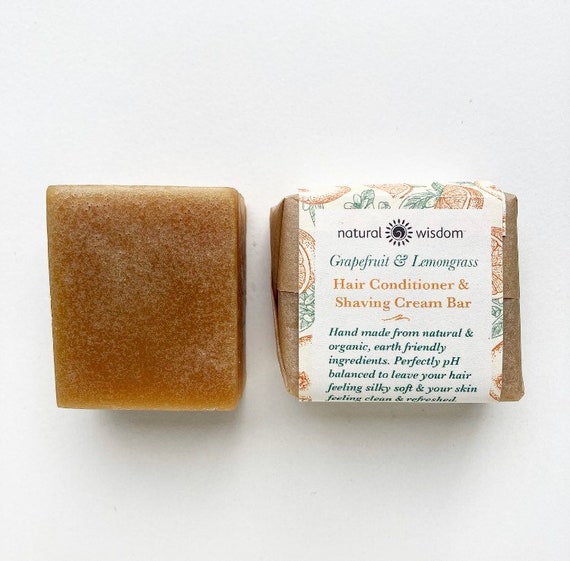 Natural Hair Conditioner Bar and Shaving Cream. Eco friendly Etsy