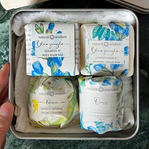 Vegan Skincare Gift Set: Vanilla Cleanser, Oat Deodorant & Shampoo Bar