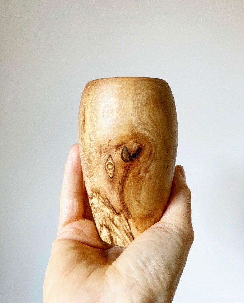 Olive Wood Toothbrush Cup Paintbrush Holder Pen Holder. Etsy UK
