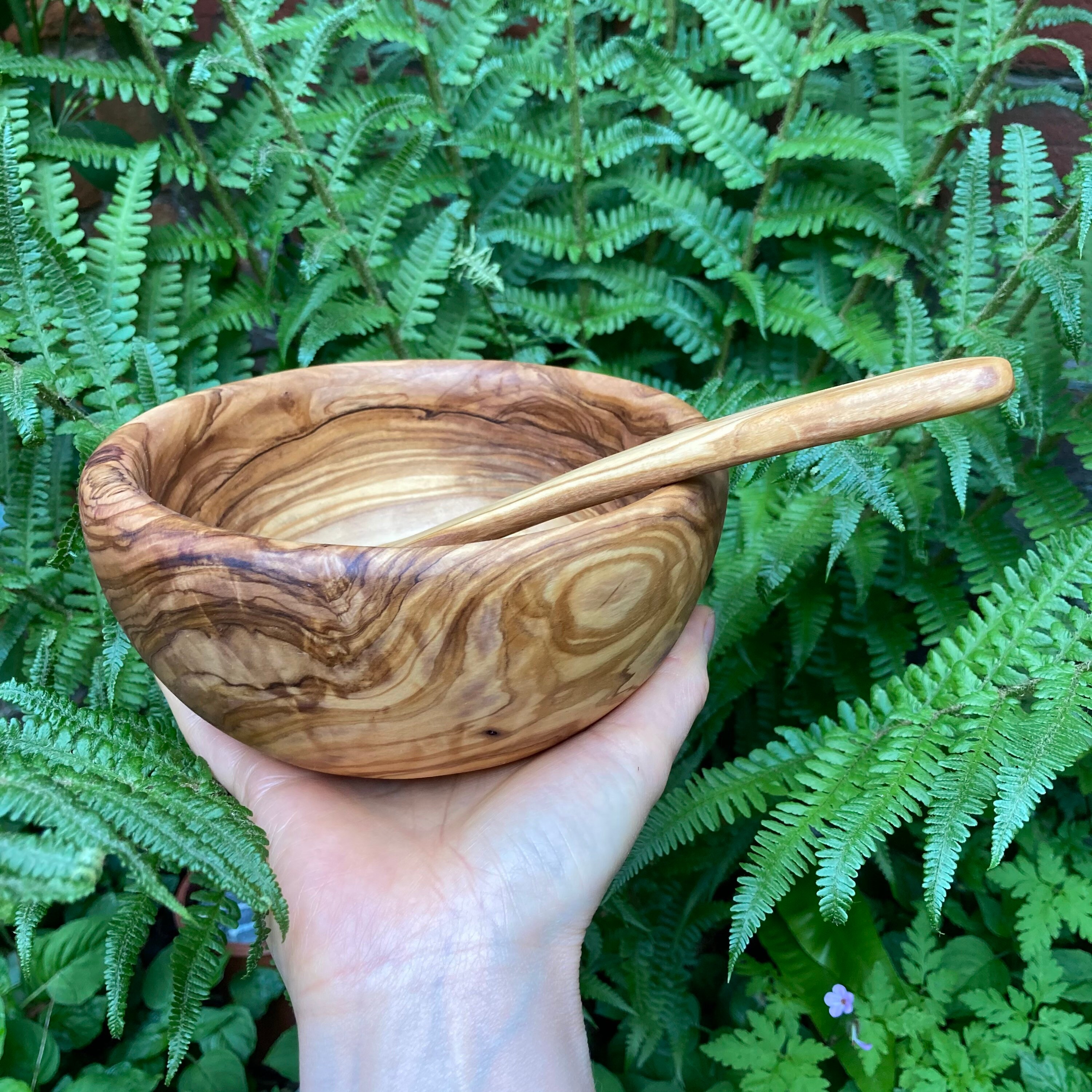 Large chunky Olive wood bowl food safe rustic wood bowl. Etsy