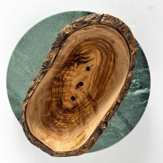 Jabonera Lisa De Madera De Olivo – Madrid