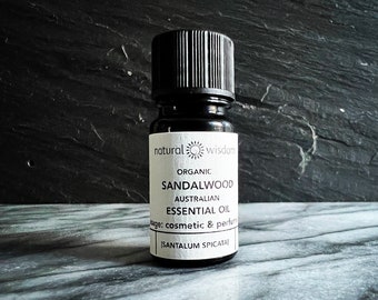 Sandalwood Essential Oil, Santalum Spicatum, sustainably grown, premium grade Australian Sandalwood Oil. Ideal for high end perfumery.