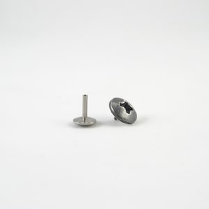 Push Pin Small SCREW Stud for Men and Women. Handmade SINGLE (1x) Sterling Silver Phillips screw earring. 18G Threadless Flat-back earring.