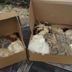 Raw Fleece Selection Box 6 X 200g