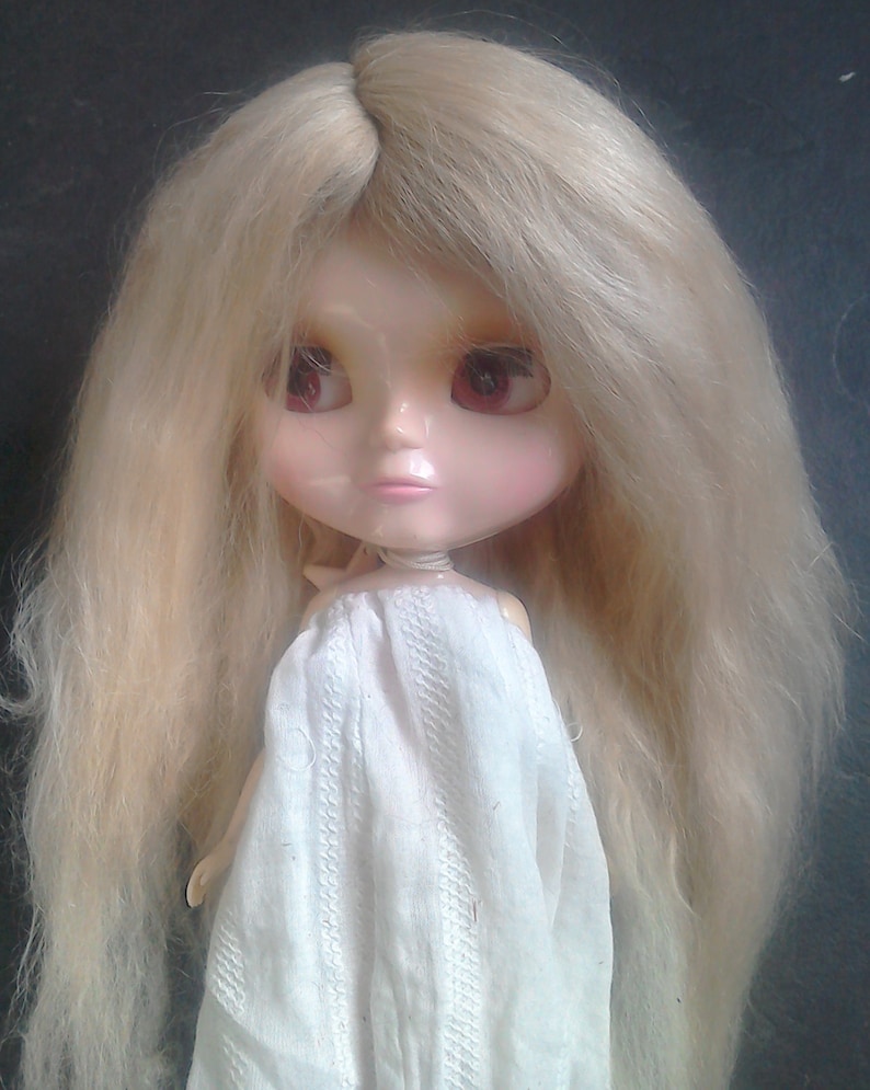 Suri Alpaca Light Blonde Doll Wigs image 1