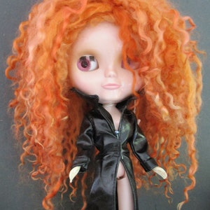 Doll Wig in Burnt Orange Teeswater Locks