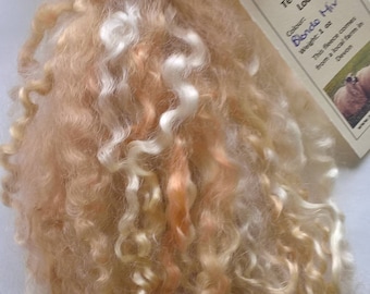 Teeswater Locks Blonde Mix for Doll Making and Craft 1 oz (28.4g)