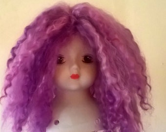 Mohair Pink Fizz Doll Wig