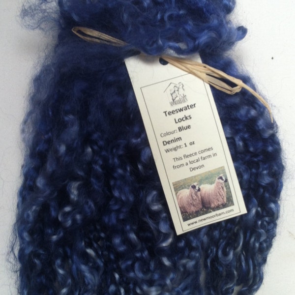 Teeswater serrures Blue Denim pour la fabrication de la poupée et de l’artisanat 1 oz (28,4 g)