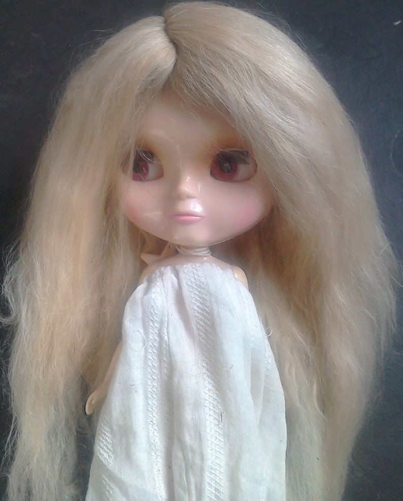 Suri Alpaca Light Blonde Doll Wigs image 2