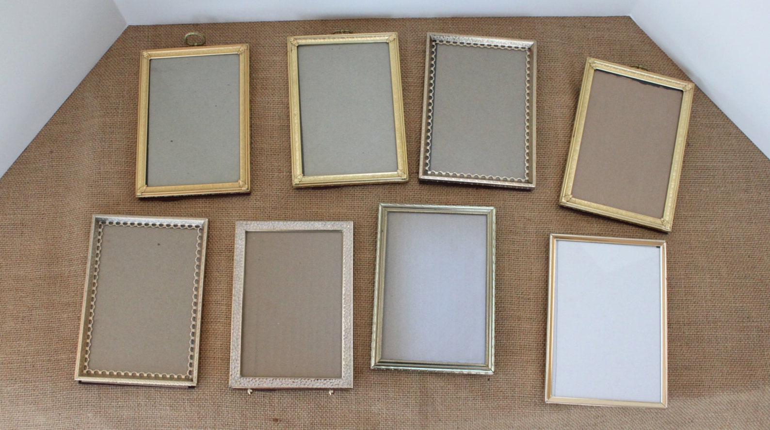 Vintage Gold Metal Frames 5x7 20 frames Wedding Table Numbers Etsy