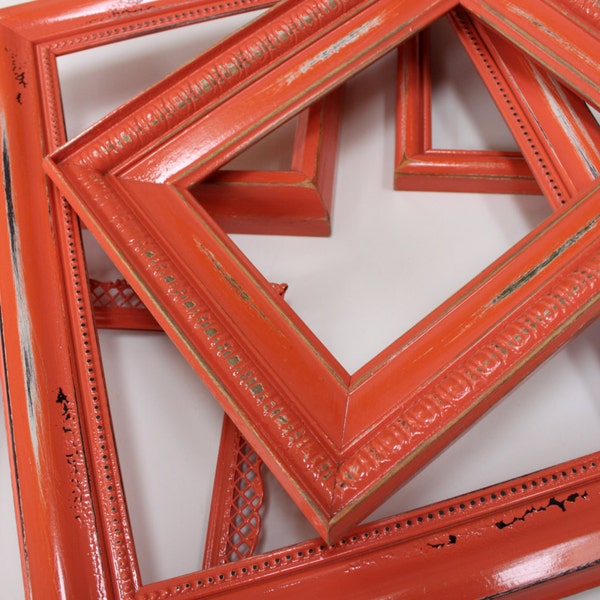 Coral Picture Frame Grouping