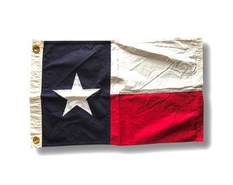 3x5 Foot Tea Stained Antiqued Texas flag