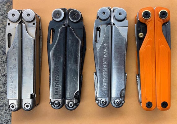 Custom Leather Open Top Leatherman Sheath for the Wave - Etsy