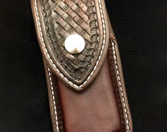 Nay's custom Leather Sheath to fit the OHT Leatheman