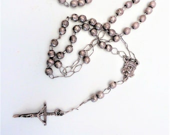 Silver Rosary