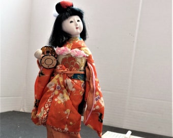 Vintage Japanese Ryukyu Dolls, 18.5
