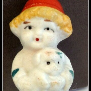 Doll Small Bisque Vintage 1940s